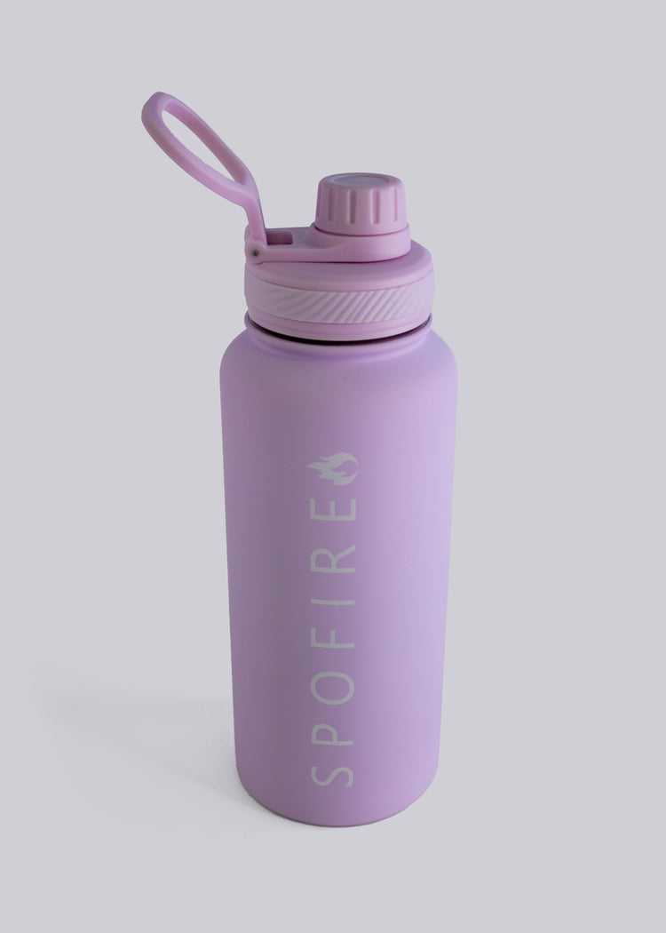 Spofire pink water bottle - Front