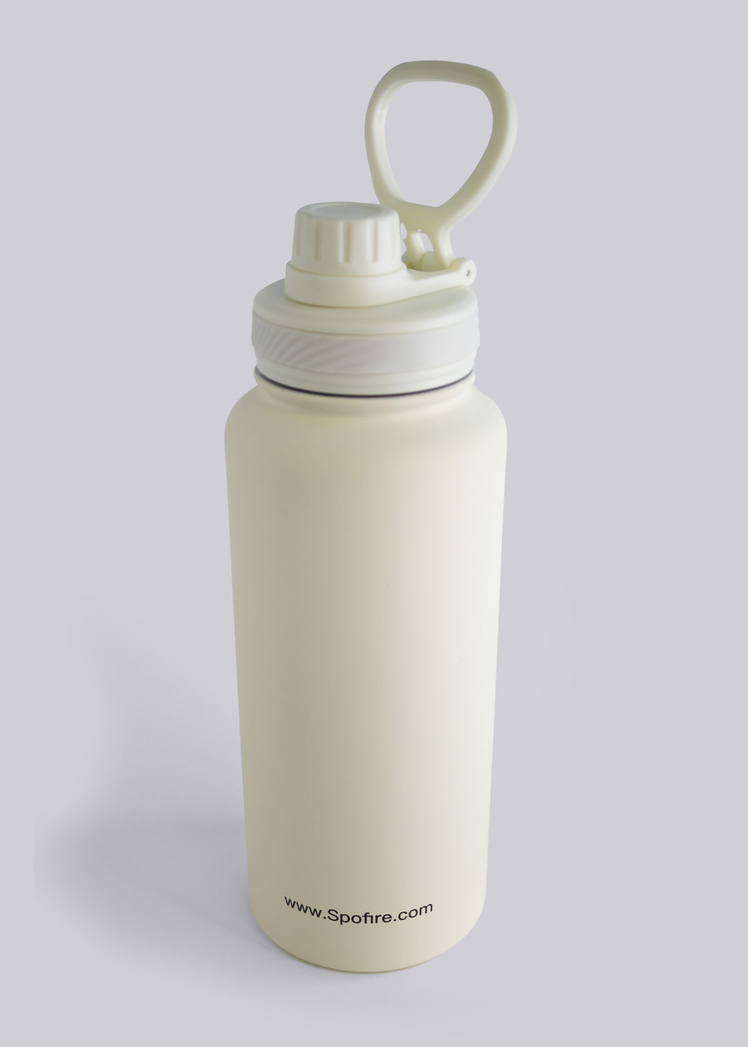 Spofire Off-white water bottle - Back