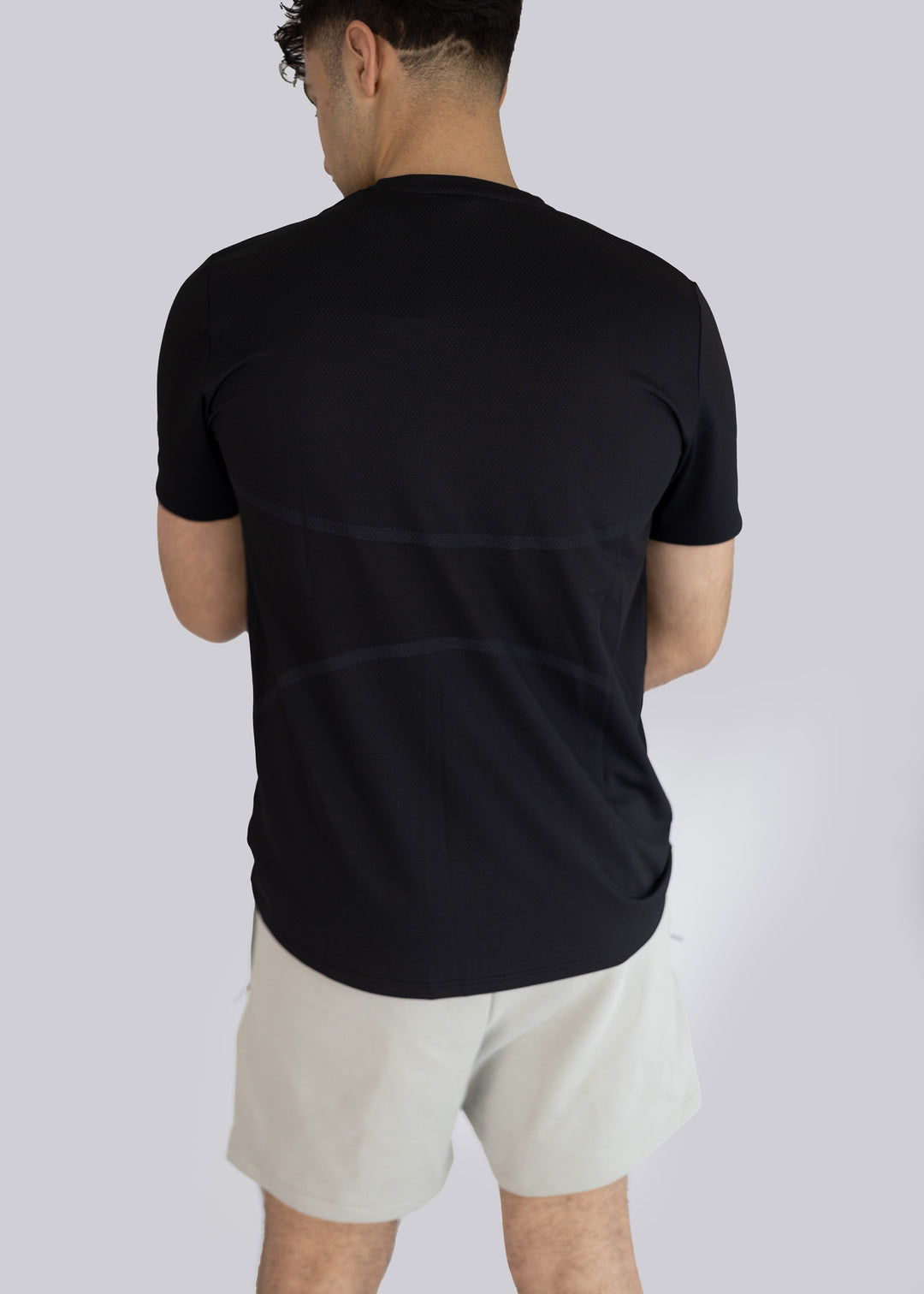 Men's Gym T-shirt - black - back