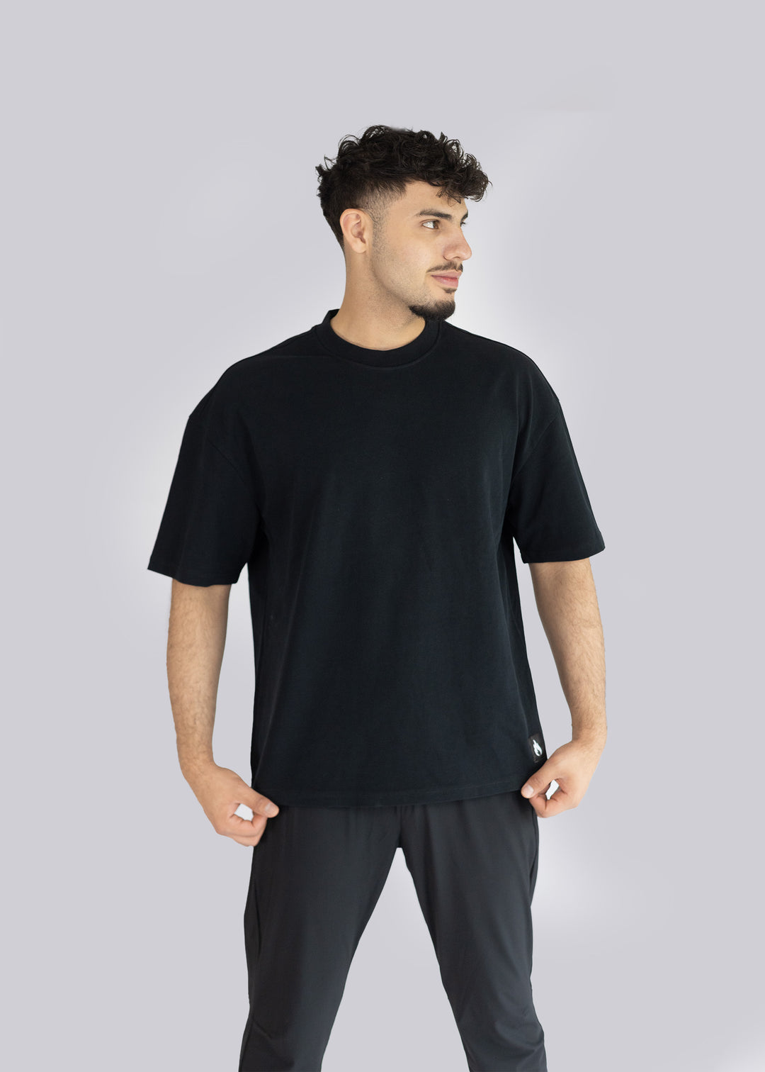 Over size cotton T-shirt