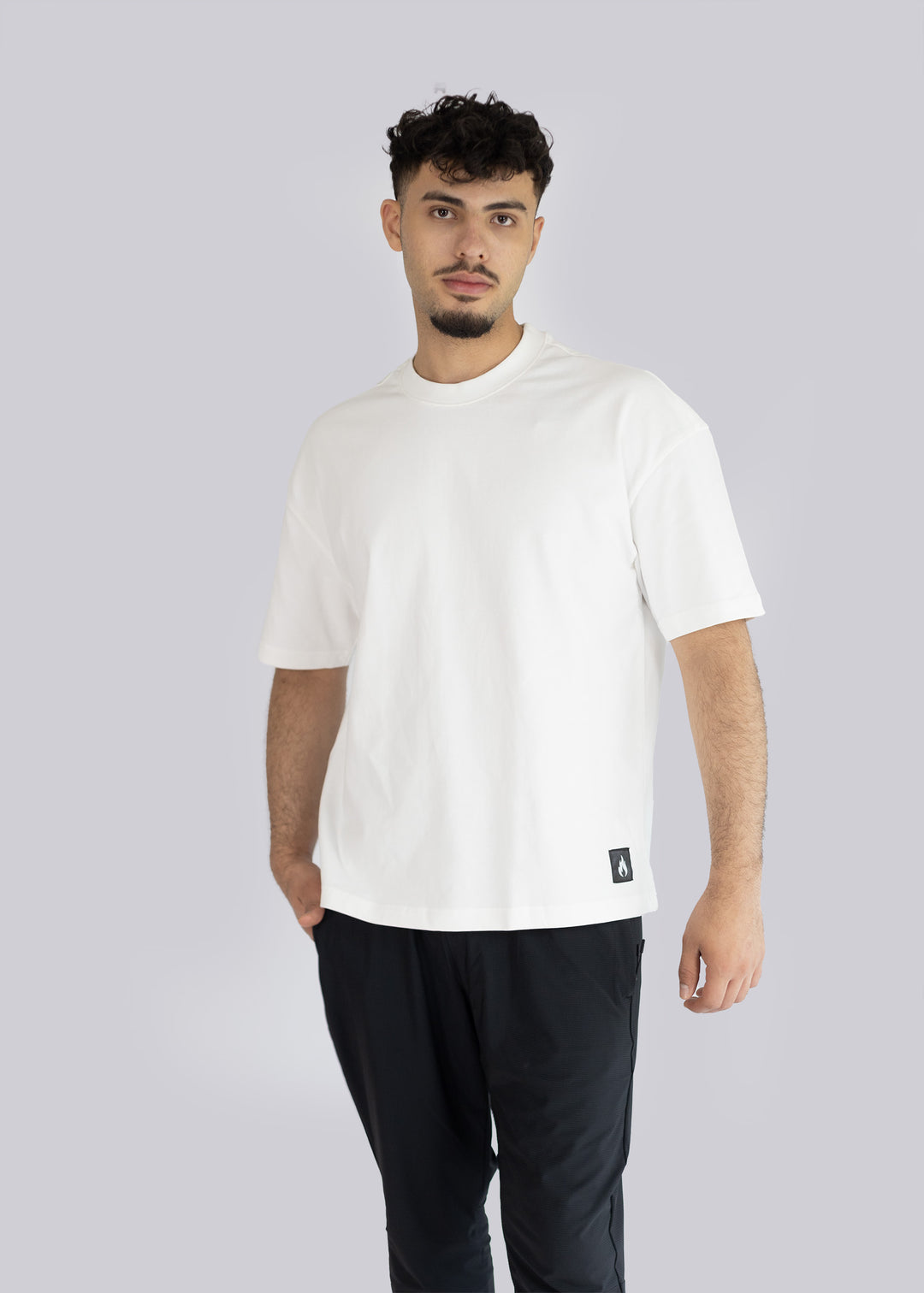 Over size cotton T-shirt