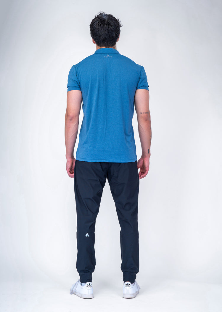 Men's Joggers - navey blue - back