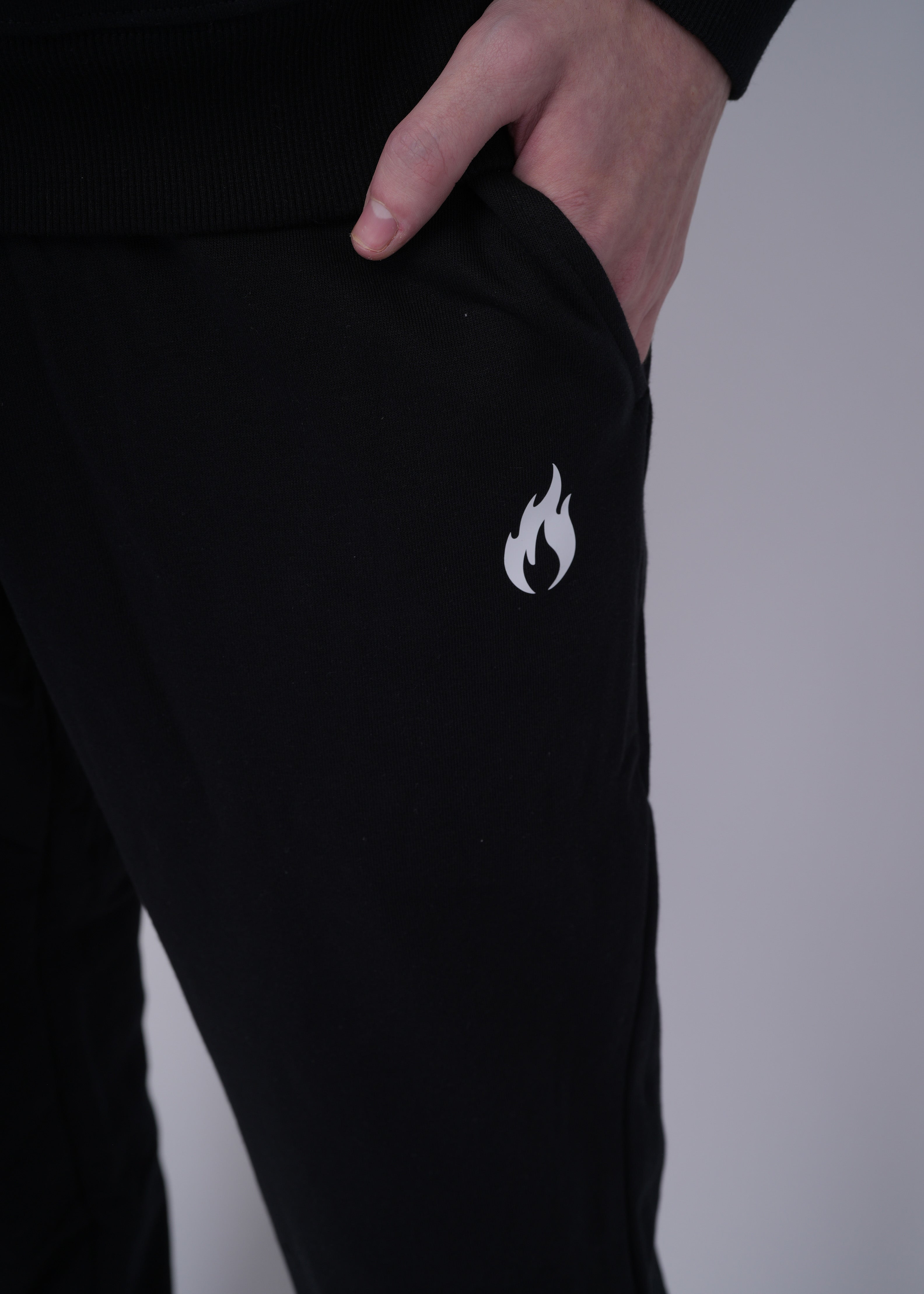 Spofire Men's Cotton Joggers - close up shot